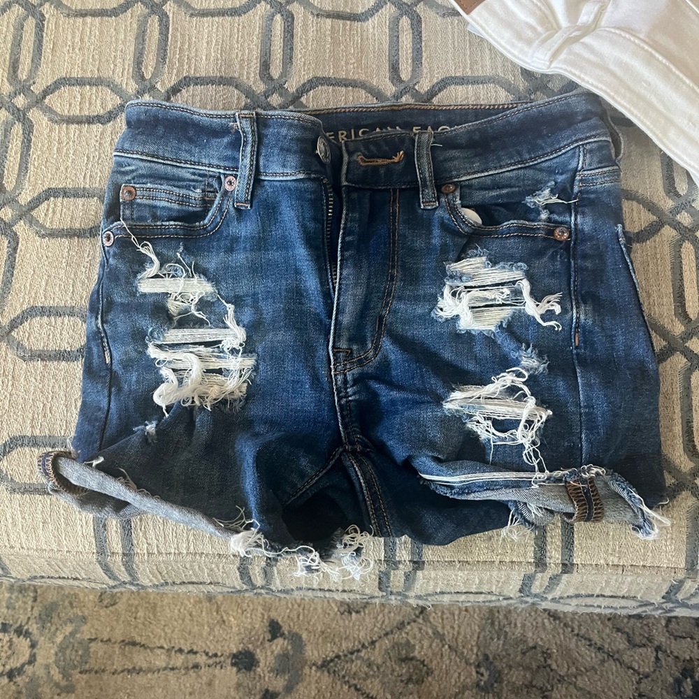 American Eagle Distressed Denim Shorts